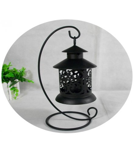 HD053 - European Style Iron Hollow Candlestick Candle Holder